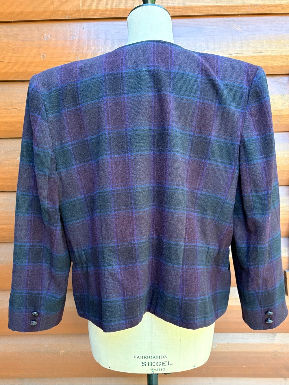 Vero Moda Wool-Blend Jacket with Removable Collar - Picture 4 of 13